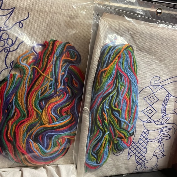 crewel craft coffe break & fruits and wine kit - Picture 4 of 4